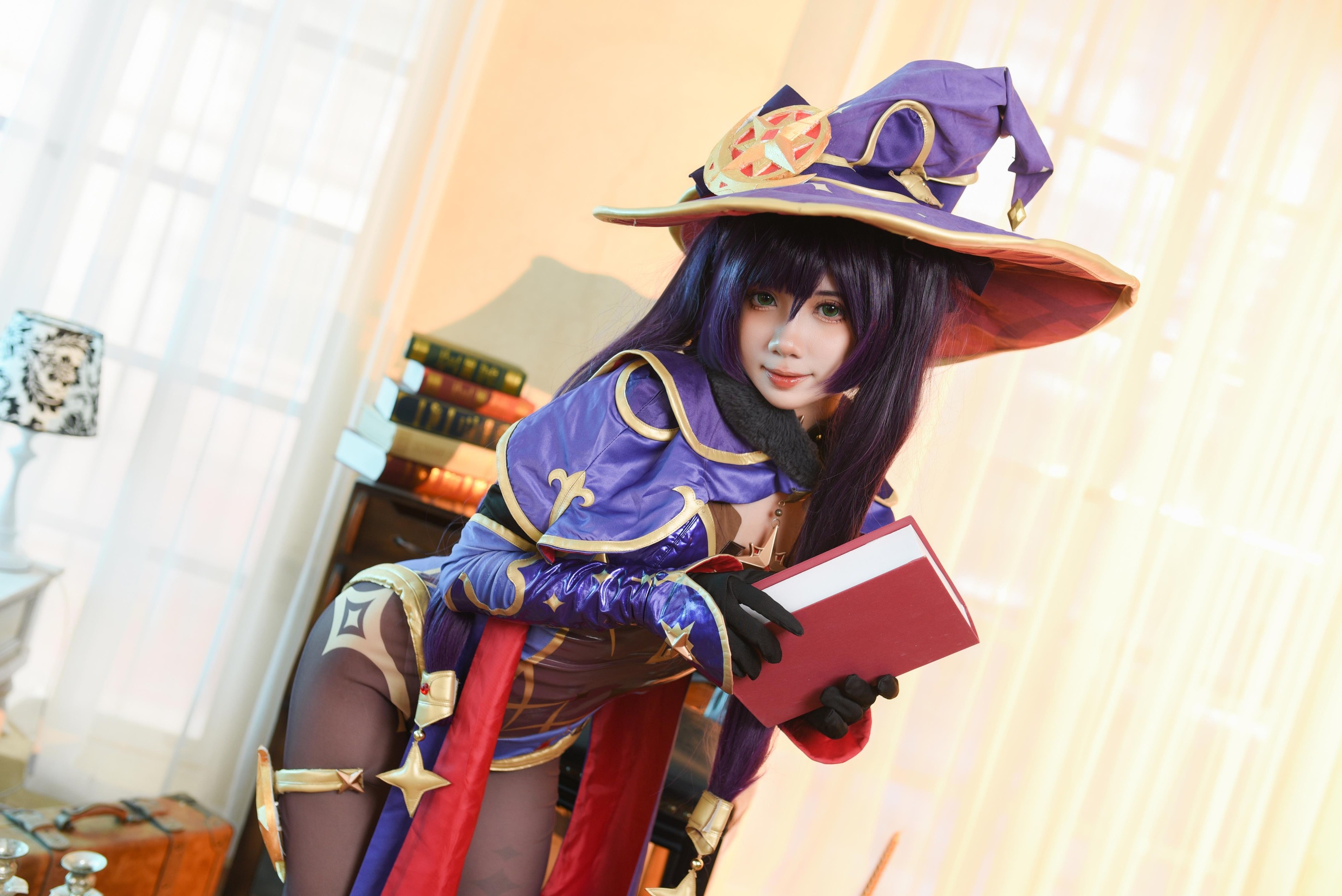 图片[1]-PoppaChan – NO.015 Mona (Genshin Impact)[53P]-XikXak